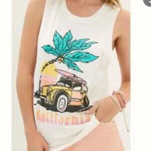NWT Anthropologie Letluv California Muscle Tank